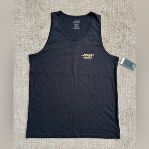 Lost surfboards southbound Men's Black Tank Top with Yellow Logo